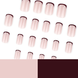 Últimos <span class=keywords><strong>Modelos</strong></span> 2026: <span class=keywords><strong>Uñas</strong></span> <span class=keywords><strong>Postizas</strong></span> <span class=keywords><strong>Cortas</strong></span> Cuadradas <span class=keywords><strong>de</strong></span> Venta Caliente, Estilo Francés Rojo, para Arte <span class=keywords><strong>de</strong></span> <span class=keywords><strong>Uñas</strong></span> - Product Image 2