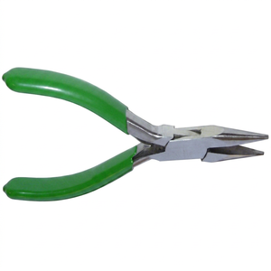 High Quality SUNTOOLS/STIPL Model 476 Iron Pin <b>Tong</b> Chain Nose Plier 4.1/2" <b>Plastic</b> Handle Luxury Jewelry Making Tool Wholesale - Product Image 1