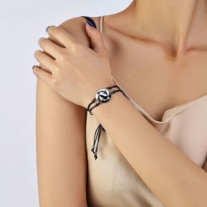 Yingyang Fish <b>Bracelet</b> Tai Chi Yin Yang <b>Couple</b> Card <b>Bracelet</b> Adjustable 2pcs Lover Girlfriend <b>Matching</b> <b>Bracelet</b> - Product Image 3