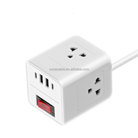 Adaptateur de voyage multifonctionnel de vente chaude TYPE C chargeant la bande d'alimentation de chargeur d'USB pour l'ordinateur portable caméra PC utilisé