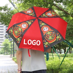 Parapluie pliant portable OEM à ouverture et fermeture automatiques, avec armature en fer, protection UV et anti-pluie, poignée en plastique, adapté aux femmes, toutes saisons - Product Image 5