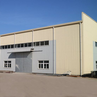 Kit de construction métallique pour entrepôt, hall ou hangar à ossature légère en acier