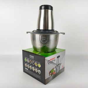 Hachoir à viande électrique personnalisé avec logo, 2L, en acier inoxydable, pour hacher les aliments et les légumes, petit appareil de cuisine, fournisseur - Product Image 1