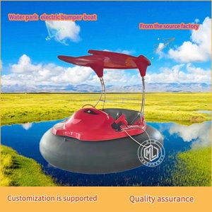 工場直販 卸売 中古 ファイバーグラス製バンパーボート 足漕ぎ式電動プロペラ水上バイク 1台からの注文受付 - Product Image 5