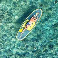 Planche de SUP LED transparente haute résistance 250 kg, 10 couleurs au choix, vente en gros, planche de surf à pagaie
