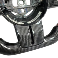 Volant en fibre de carbone véritable personnalisé pour Jeep Grand Cherokee 2012 Dodge Charger Challenger 2015 +.