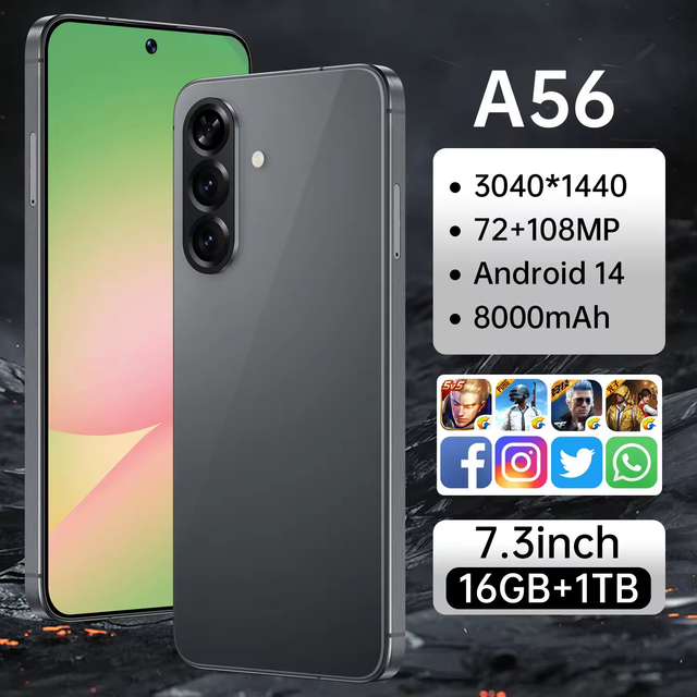 Unlocked Used Original Mobile Phones A56 256GB [50MP Camera] 5G Smartphone Amsung SM-A566 A+ Quality