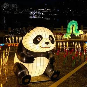 Lanterne en forme d'animal personnalisable, directement de l'usine, design <span class=keywords><strong>grenouille</strong></span> éclatant pour marché nocturne et parc d'attractions - Product Image 5