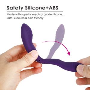 Vibrador de Silicona en Forma de <span class=keywords><strong>U</strong></span> Recargable, Vibrador de Clítoris y Vagina para Parejas, Juguetes Sexuales para Mujeres - Product Image 5