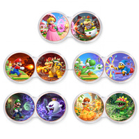 Koin Koleksi Seri Anime Kustom OEM ODM, Karakter Cetak Warna-warni, Koin Tembaga Murni 1oz 999 dengan Kapsul Infinity