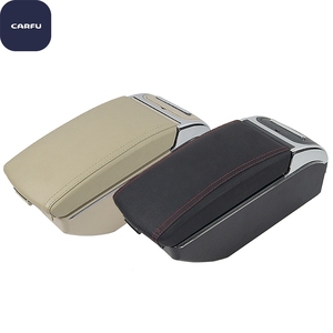 กล่องคอนโซลกลางรถยนต์ CARFU AC-451 7 USB ชาร์จไฟได้ พร้อมที่วางแก้ว - Product Image 2