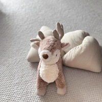 Peluche de renne/élk douce et câline pour Noël, cadeau de confort pour les jeunes enfants du Royaume-Uni