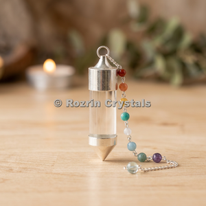 La Mejor Oferta en Péndulos de Metal con Puntas de Ágata de Cristal |   Decoración para el Hogar Tallada con Diseño Feng Shui - Product Image 2