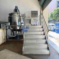 Machine de fabrication de savon liquide à vaisselle avec chauffage électrique Ligne de production de détergent liquide avec homogénéisateur agitateur