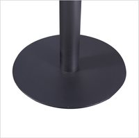 Table de bar ronde en fer Sondoly, table de cocktail de hauteur standard, base en métal, vente chaude