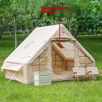 Tente de glamping gonflable, tente bulle, abri imperméable facile à installer pour les safaris, les resorts, la plage et les événements en plein air