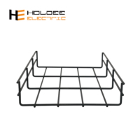 HOLDEE Chemin de câbles à grille enduit de poudre 2 ''x 4''