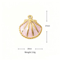 Mini pendentifs en acier inoxydable en forme d'étoile de mer et de coquillage, accessoires de bijoux DIY pour colliers et boucles d'oreilles