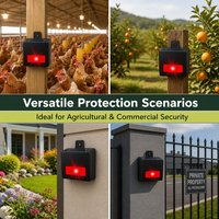 Lumière Solaire Anti-Prédateurs Direct Usine OEM ODM Étanche pour Ferme Jardin Répulsif Renards Loups Cerfs