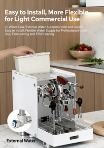 Cafetera Espresso C9Pro Pioneer de Acero Inoxidable, Cabezal de Preparación de Cobre Puro E61, Cafetera Espresso Semiautomática de Presión Variable - Product Image 3