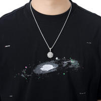 Collar con Colgante de Baloncesto Estilo Hip Hop, con Microincrustaciones de Zirconia, para Hombre, Joyería Deportiva de Moda Urbana