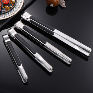 Pinzas para barbacoa de acero inoxidable, resistentes al calor, pinzas para alimentos de cocina, para asar, cocinar, herramientas para barbacoa - Product Image 2