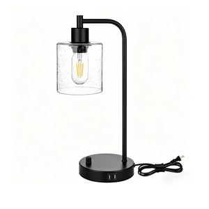 Custom Logo OEM Iron and Glass Material Design Type-c 6000mAh Rechargeable Dimming Modern Bedside Creative Table <b>Lamp</b> - Product Image 4