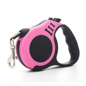 KingHon 3m 5m Adjustable Reflective Outdoor Training Nylon ABS Retractable Dog Leash Customize Logo Automatic Traction <b>Rope</b> - Product Image 5
