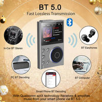 Reproductor MP3 de Alta Fidelidad de 2.4 Pulgadas y Alta Resolución, 16 GB, Aleación de Zinc, con Audio DSD sin Pérdidas para Audiófilos