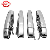 Ensemble de poignées de porte extérieures chromées pour Chevrolet Tahoe GMC Yukon Sierra Denali 2007-2013 22738721 22738721 20828258 25960525