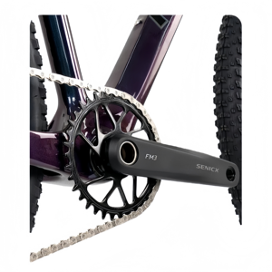 Vélo <span class=keywords><strong>de</strong></span> montagne WheelTop sans fil à 13 vitesses, fourche en alliage MgAl à axe traversant, <span class=keywords><strong>frein</strong></span> à <span class=keywords><strong>disque</strong></span> hydraulique, cadre en fibre <span class=keywords><strong>de</strong></span> carbone, guidon rigide - Product Image 2