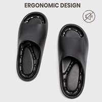 Chaussures de douche ouvertes BSR pour femmes et hommes, antidérapantes, légères, à séchage rapide, avec trous de drainage, pour toutes les saisons, logo embossé