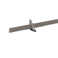 ALY DECOR Tringles à rideaux réglables en alliage d'aluminium, design moderne, construction robuste, anti-rouille, accessoires pour rideaux
