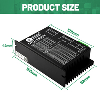 Leadshine asli Cnc pijakan penggerak Motor Stepper DM1-860DK dengan Driver terintegrasi untuk Router Cnc