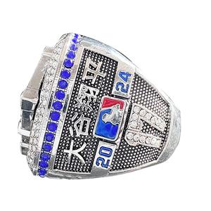 Anillo de madera de aleación chapada en oro del campeonato 2024 Anillos de moda hechos de joyería de aleación duradera - Product Image 5