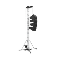 Torre de Elevación de Aluminio para Line Array, Estructura de Elevación Resistente para Altavoces Line Array