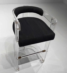 Nordique moderne clair acrylique <span class=keywords><strong>tabouret</strong></span> de <span class=keywords><strong>Bar</strong></span> chaise Transparent haut <span class=keywords><strong>tabouret</strong></span> de <span class=keywords><strong>Bar</strong></span> chaise de salle à manger cristal comptoir hauteur <span class=keywords><strong>tabouret</strong></span> de <span class=keywords><strong>Bar</strong></span> pour cuisine - Product Image 3