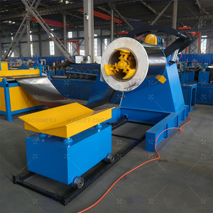 Ligne de production entièrement automatique de machines à embosser le métal pour plaques en acier de 3 mm, motif feuille de saule - Product Image 3