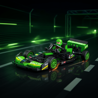 Coche de Carreras de Plástico ABS, Juego de Bloques de Construcción de 225 Piezas, Escala 1:16, MAZZEO GIOCATTOLI para Niños de 5 a 7 Años