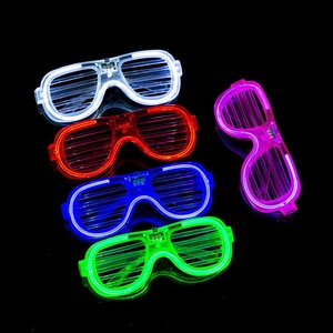 Promotional Toys Luminous Bursting <b>Disco</b> Glasses LED Fluorescent Cool Plastic for <b>Parties</b> and KTV LED <b>Light</b> Sunglasses - Product Image 1