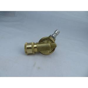 Conector Universal Giratorio de 7 Posiciones, Totalmente de Cobre, Conexión Rápida de 1/4 de Pulgada, 240 Grados, 4500 PSI, Accesorio para Lavadora de Alta Presión, Nuevo - Product Image 1