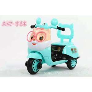 Electric Tricycle For Children Pink 12V Rechargeable Battery Powered Toy Car Seated Kids Motorcycle 3-6 Years Old - Product Image 4