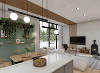 Maison d'été Jardin Préfabriqué Bungalow Maisons Bâtiments de jardin Extérieur Jardin Chambres et Cabane Maison Portable Petite Maison Préfabriquée