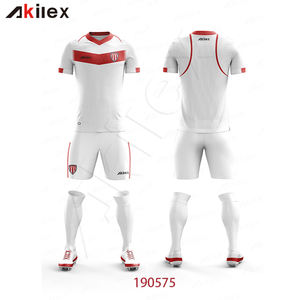 เสื้อฟุตบอลชุดทีมฟุตบอลเสื้อฟุตบอลพิมพ์ลายซับลิเมชันออกแบบได้ตามต้องการ - Product Image 1