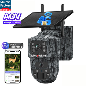 Caméra IP solaire PTZ dôme rapide Iobroteckam 6MP AOV pour vision nocturne extérieure avec carte SIM 4G, caméra <span class=keywords><strong>de</strong></span> chasse et <span class=keywords><strong>de</strong></span> surveillance <span class=keywords><strong>de</strong></span> <span class=keywords><strong>la</strong></span> faune - Product Image 1