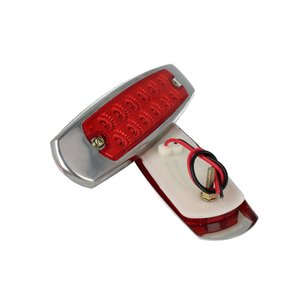 Luci di posizione laterali rosse 24V 12V, Kit luci per cofano con targa di cortesia per camion, autobus, barca, Van-car e moto/ - Product Image 3