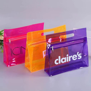 Bolsa <span class=keywords><strong>de</strong></span> Viaje <span class=keywords><strong>de</strong></span> PVC Resistente con Cierre, Personalizable con Logotipo, Impermeable, para Cosméticos, Pelucas, Lociones y Documentos - Product Image 5