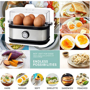 Venta al por mayor de fábrica, hervidor de huevos eléctrico 6 en 1, vaporera automática para huevos, máquina de desayuno, accesorios de cocina - Product Image 2