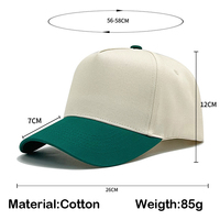 Gorra de Béisbol Unisex de Alta Calidad, Multicolor, de 5 Paneles, Casual, con Visera Plana, de Algodón, con Logotipo Bordado Personalizado, Ajustable