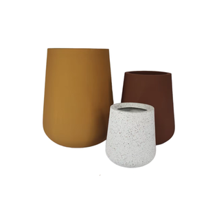 Grand pot de fleurs en fibre de verre FRP de qualité supérieure, design classique, pour la maison, le jardin extérieur, les plantes artificielles - Product Image 3